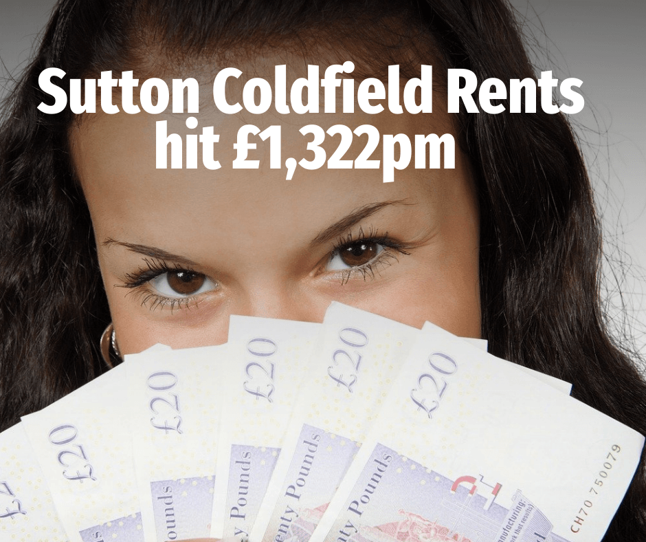 Image for: Sutton Coldfield Rents Hit &pound;1,322 Per Month